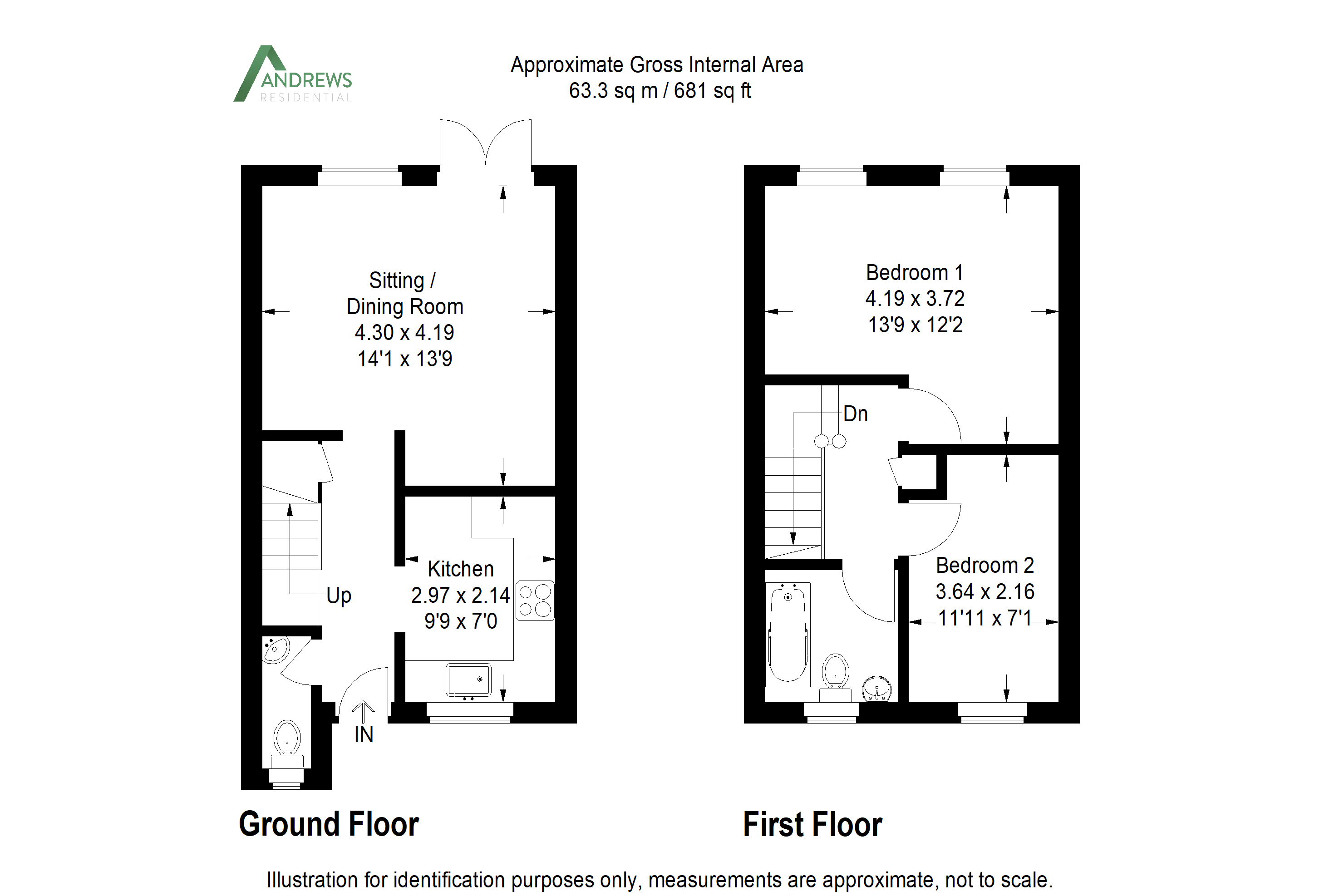 74, Pages Lane, North Uxbridge floorplan