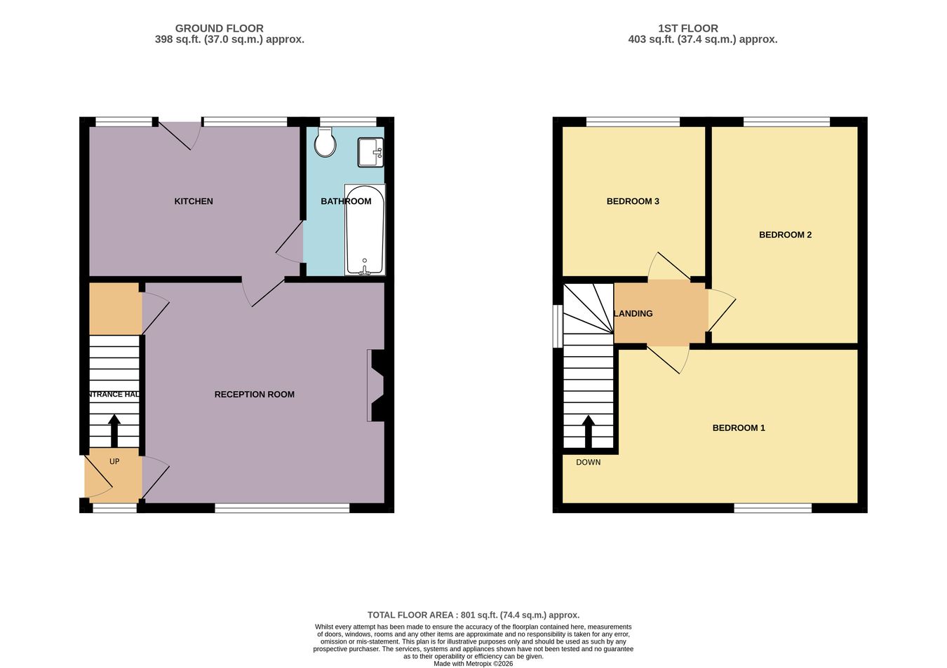 32, Norbury Road, Birmingham floorplan