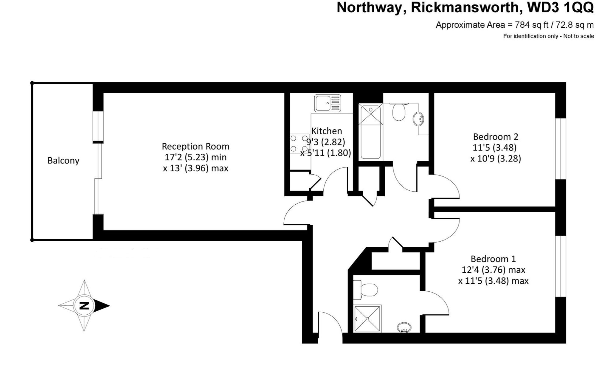 100 Penn Place Northway, Rickmansworth floorplan