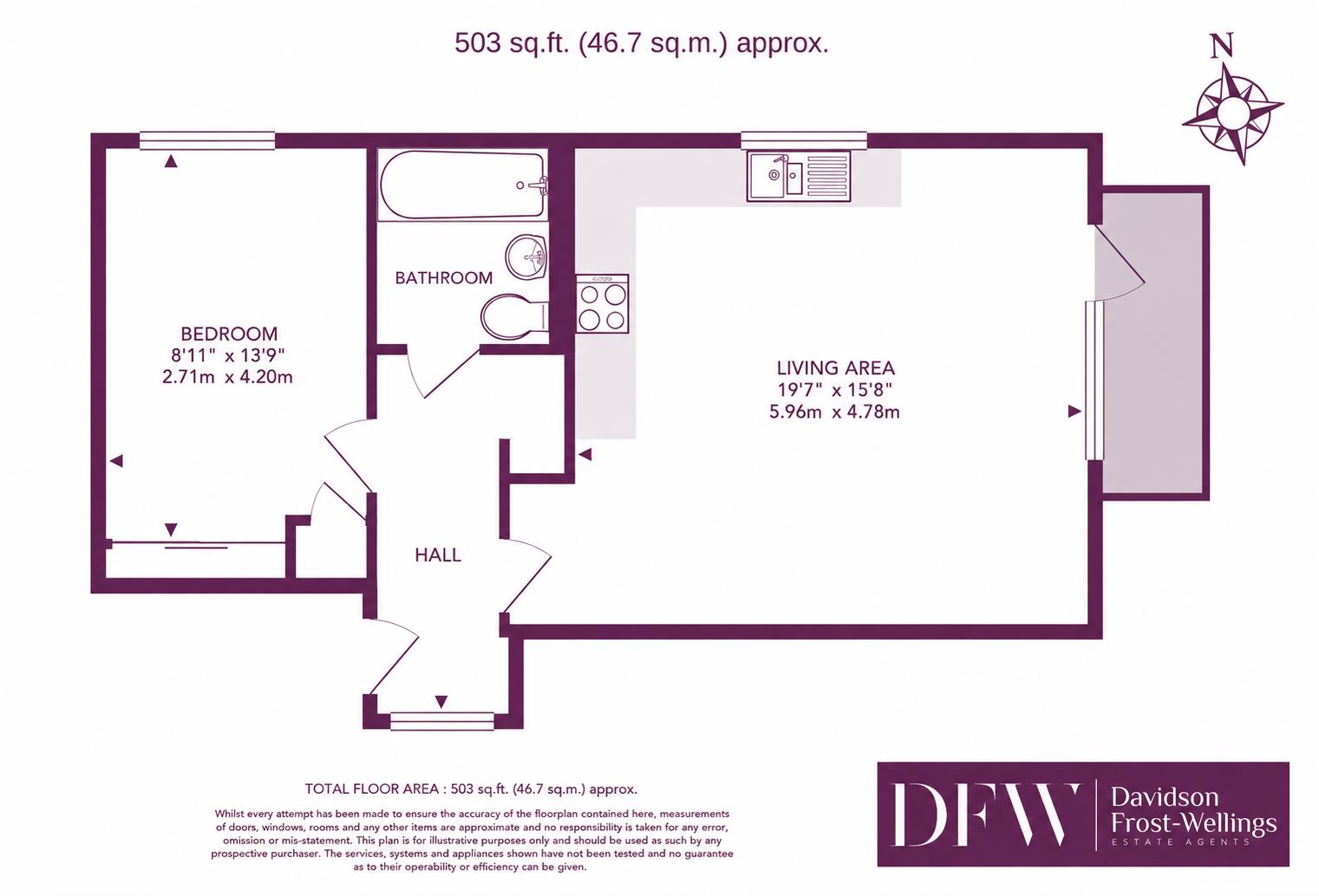 Flat 13, 1, Snowdrop Mews, Pinner floorplan