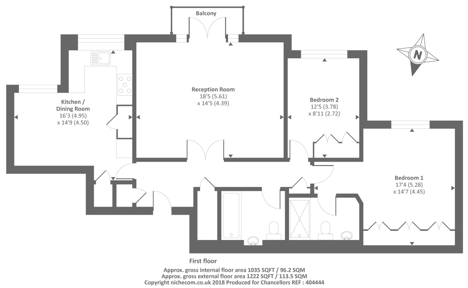 2 Bedrooms Flat to rent in Eastbury Avenue, Northwood HA6