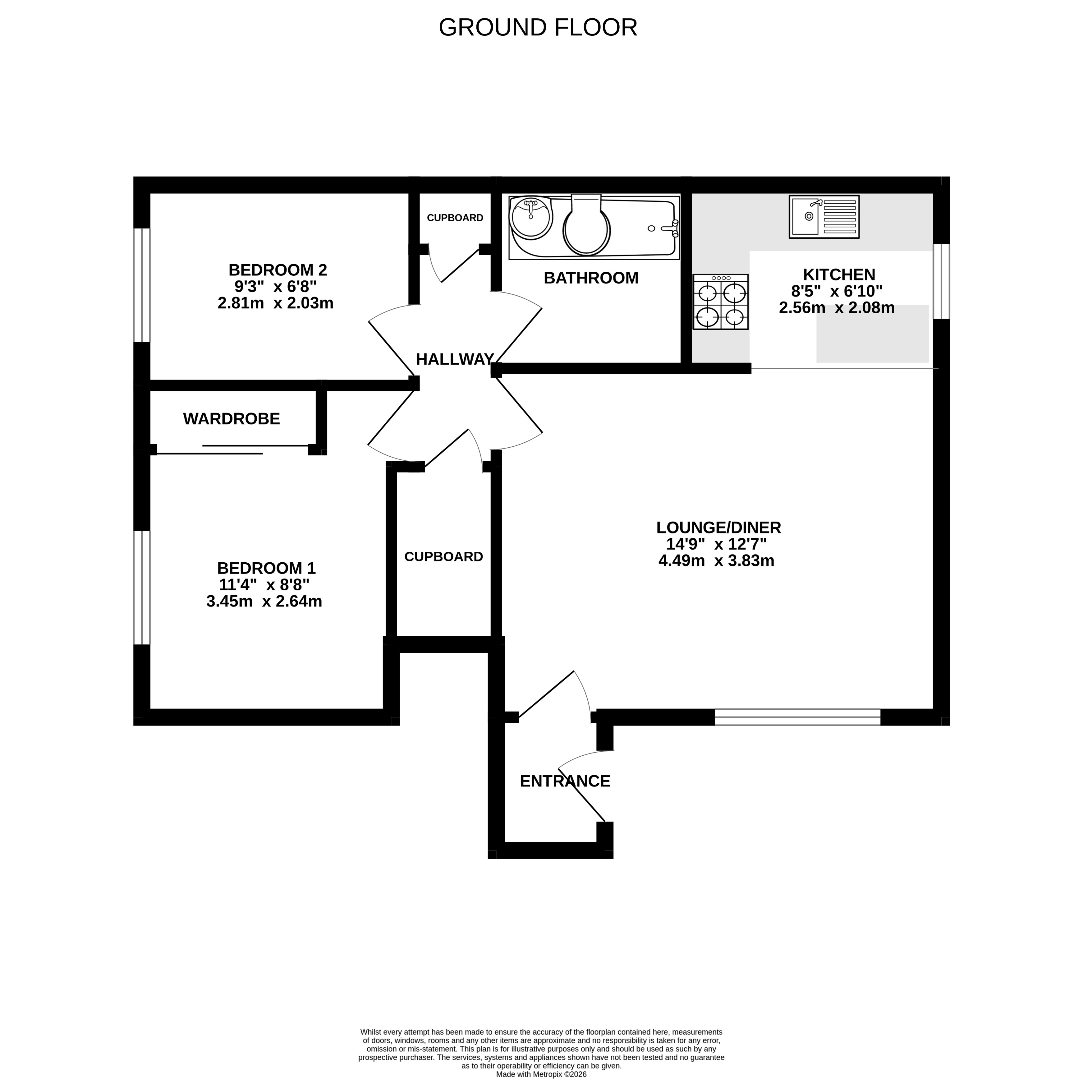 19, Sian Close, Fleet floorplan