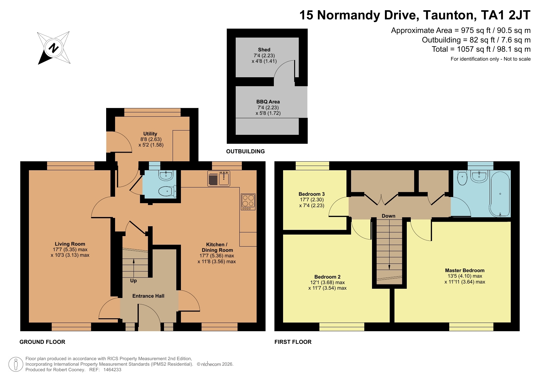 15 Normandy Drive, Taunton floorplan