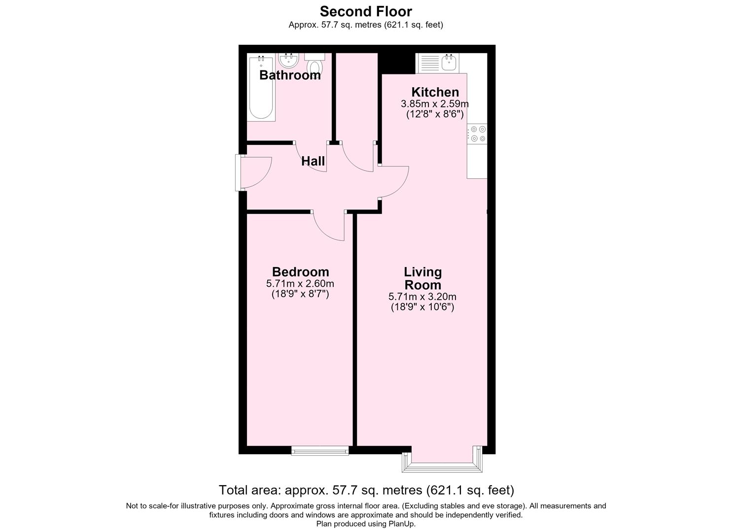 96 Centurion Square, Skeldergate, York floorplan