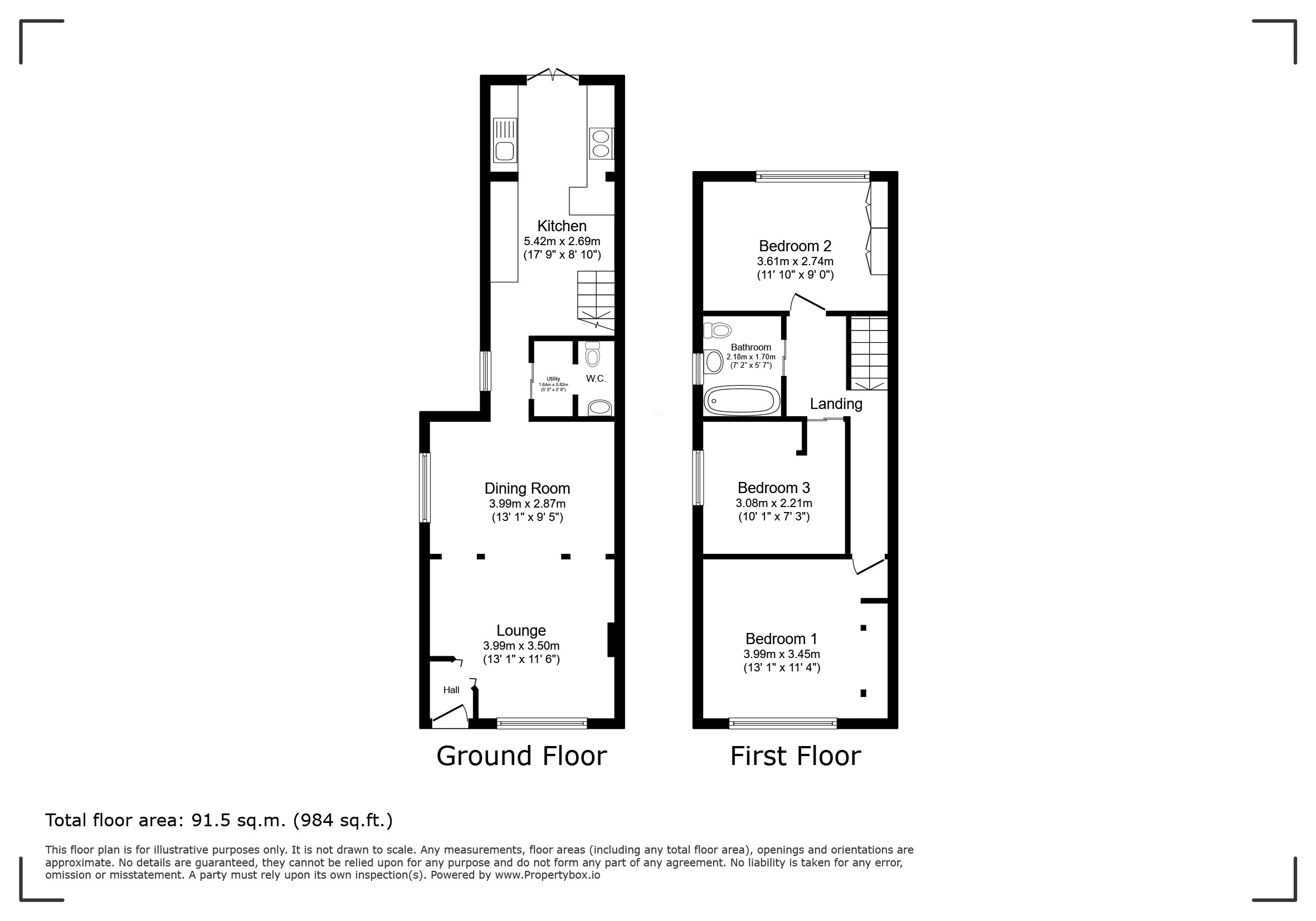 1, Model Row, Buckland floorplan