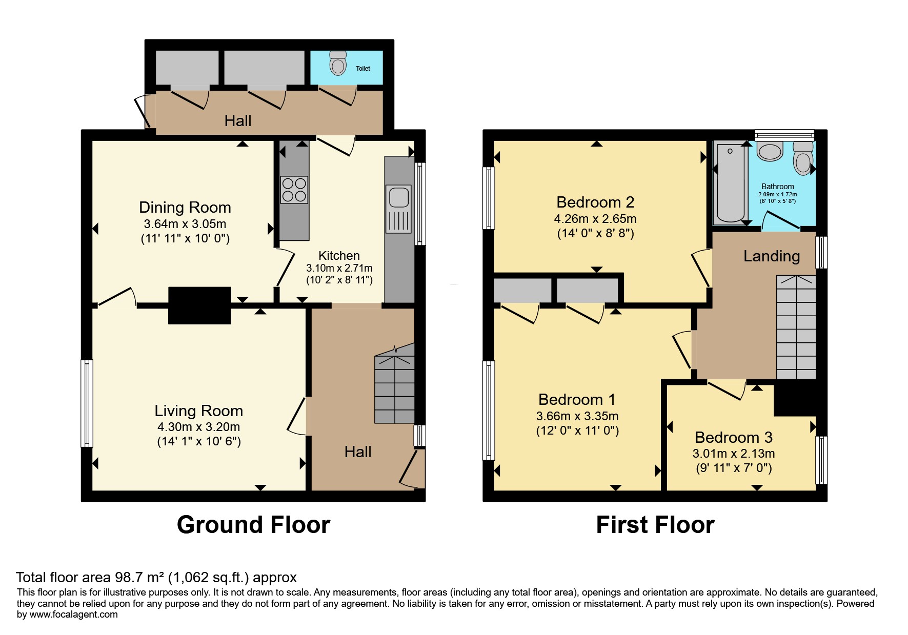 22, School Road, Telford floorplan
