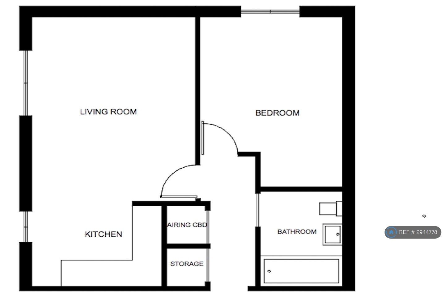 D Edith Mills Close, Penrhiwtyn Briton Ferry, Neath floorplan