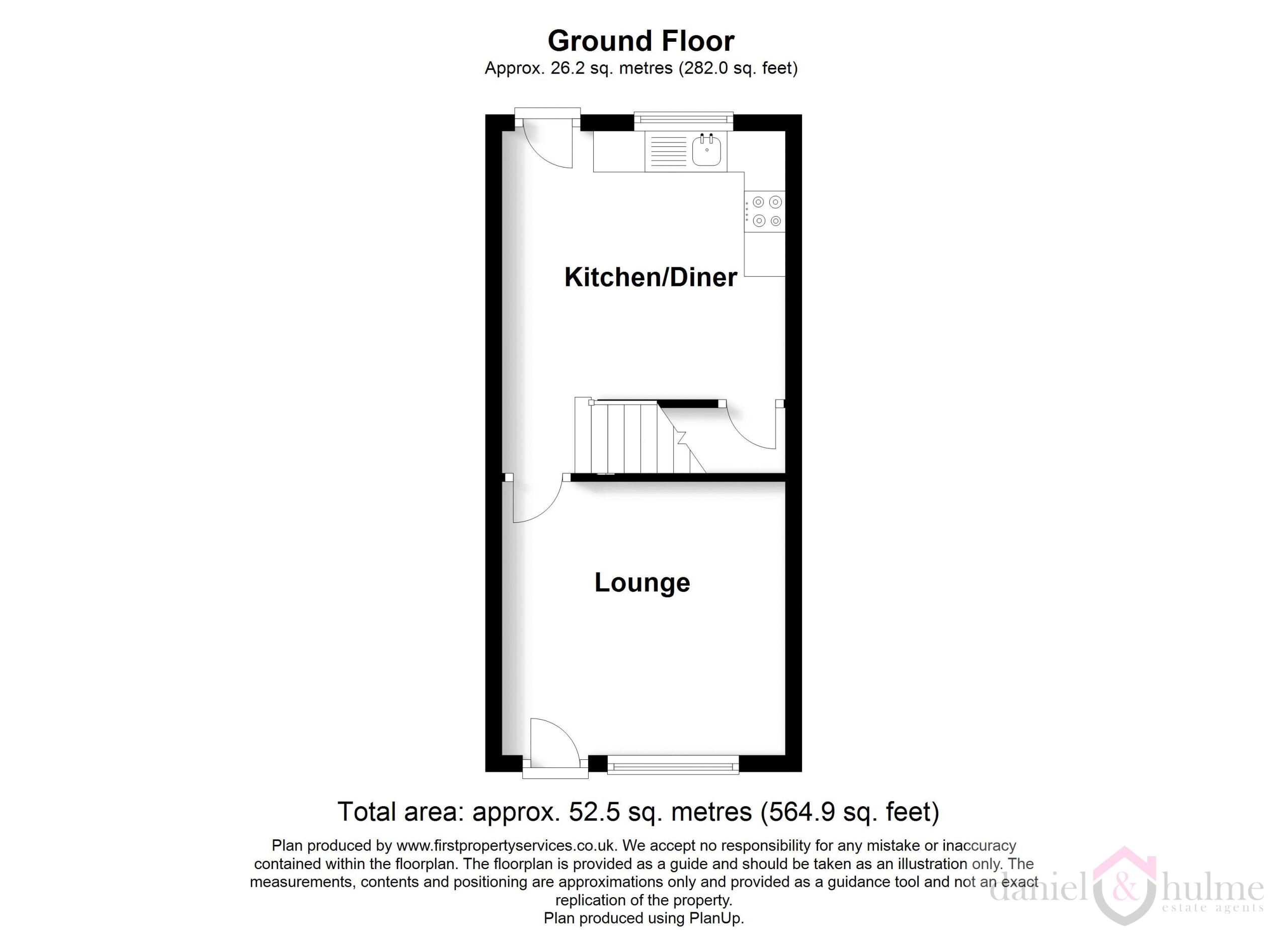 5 Grosvenor Street, Leek floorplan