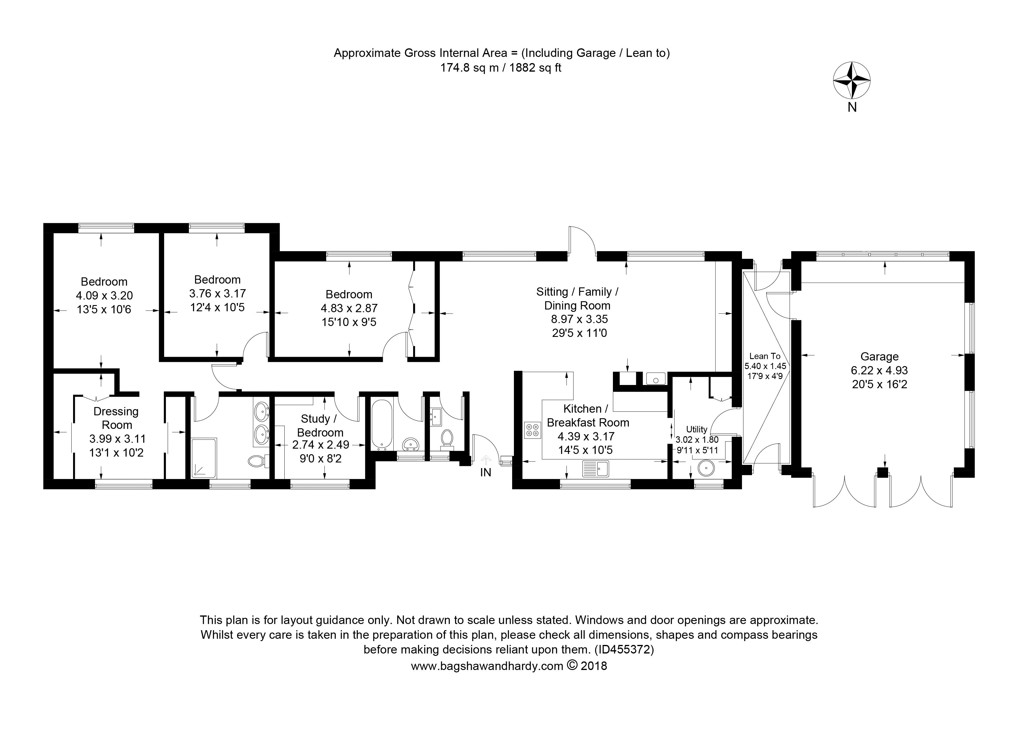 4 Bedrooms Bungalow for sale in Little Borough, Brockham, Betchworth RH3