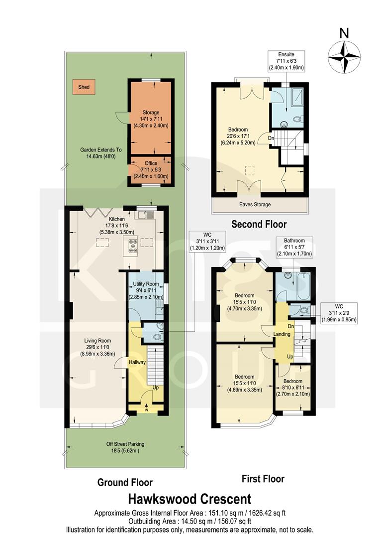 27, Hawkwood Crescent, Chingford floorplan