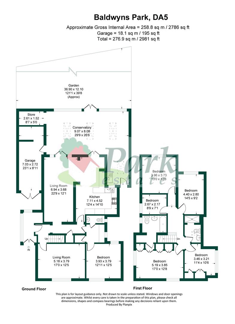 17, Baldwyns Park, Bexley floorplan