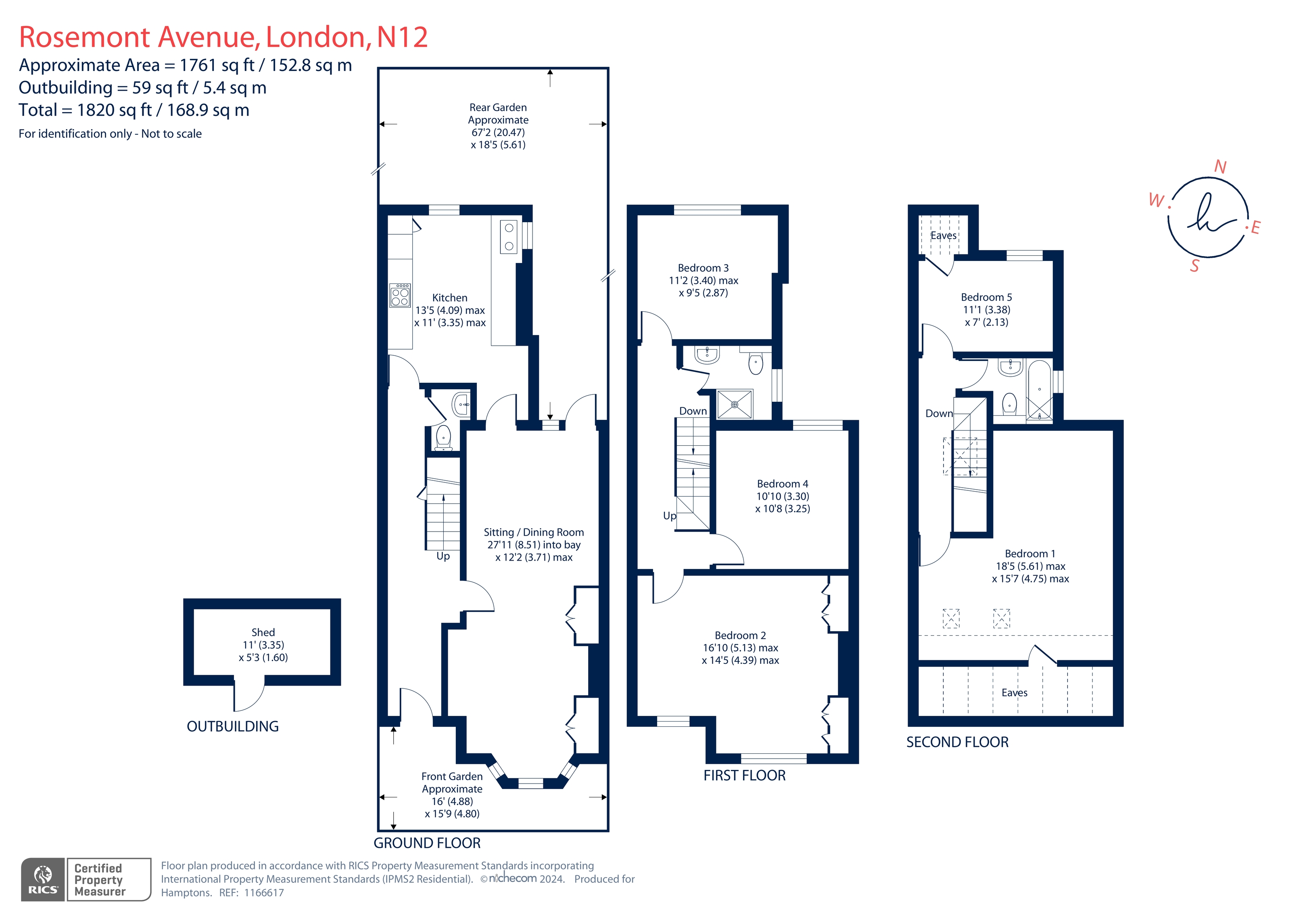Rosemont Avenue, Finchley, N12 floorplan