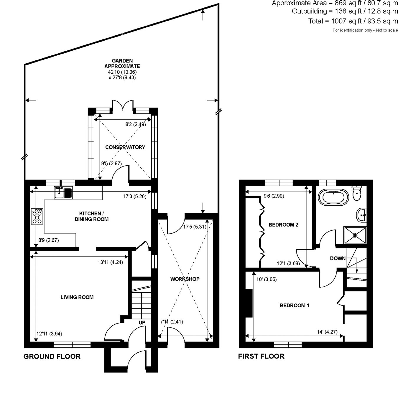 30, Acacia Avenue, Shepperton floorplan
