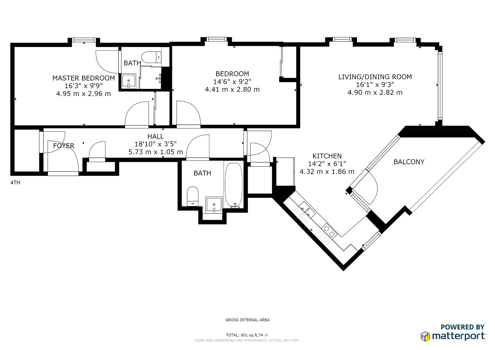 2 Bedrooms Flat for sale in Discovery Tower, Canning Town E16