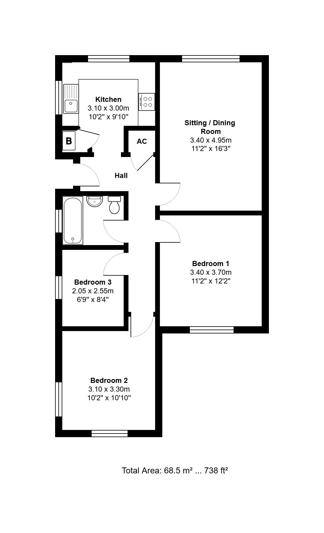 30 Baldock Drive, King's Lynn, Norfolk floorplan