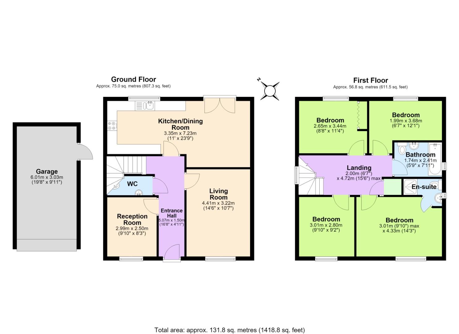 1, St. Helens Lane, Swadlincote floorplan