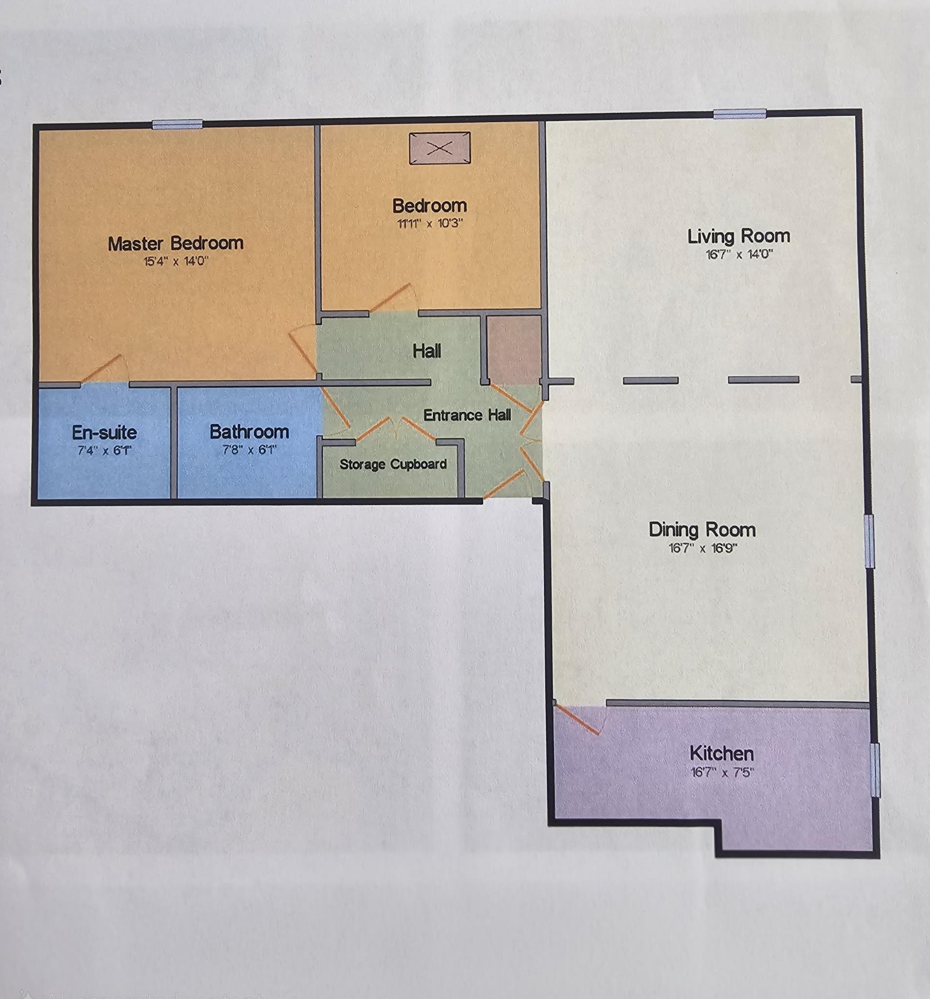 36, Clevelands Drive, Bolton floorplan