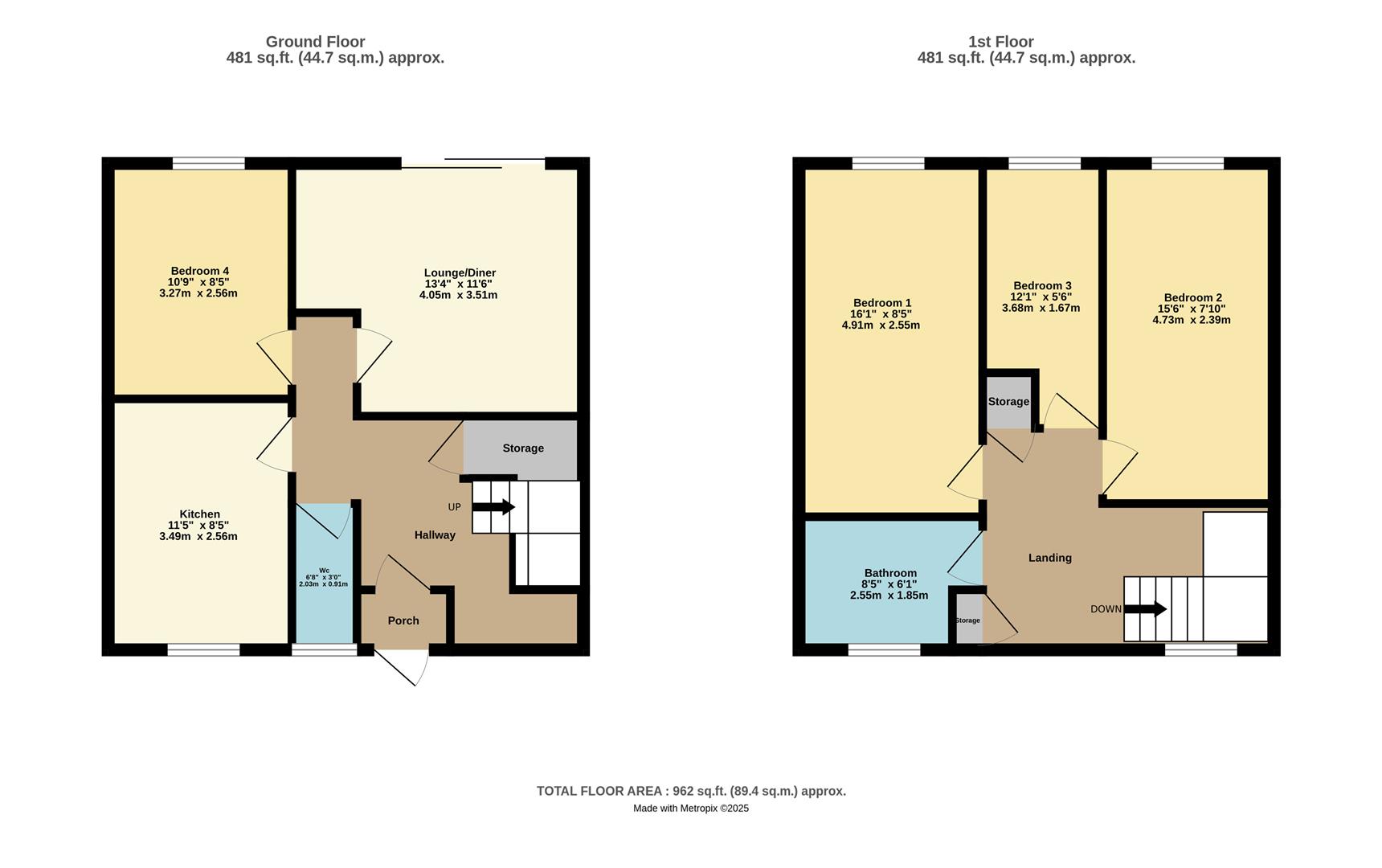2, Milward Walk, London floorplan
