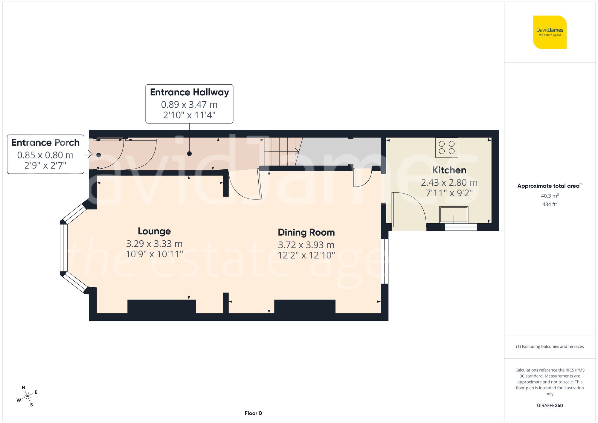 15 Bourne Street, Nottingham floorplan