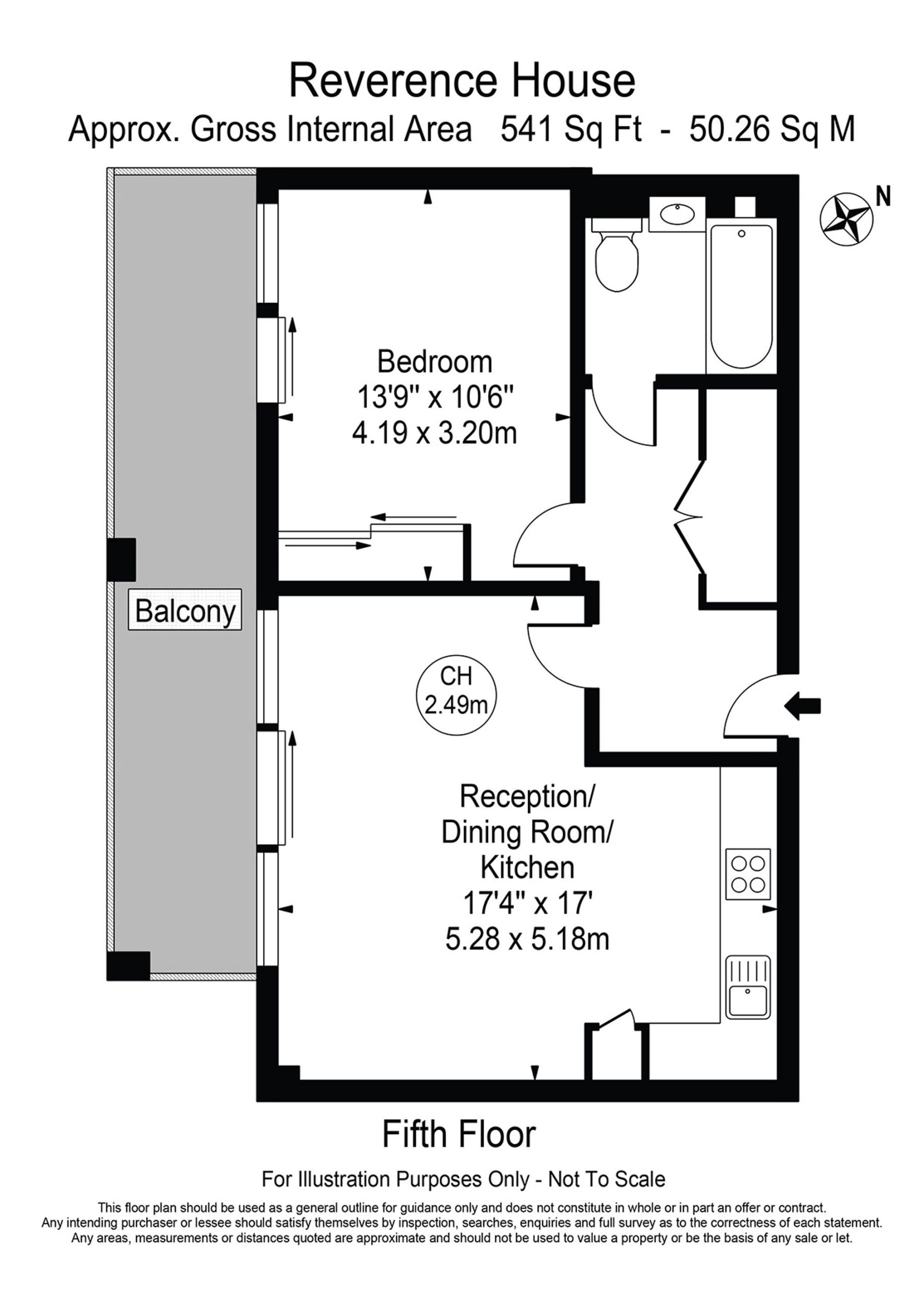 Reverence House, Lismore Boulevard, London floorplan