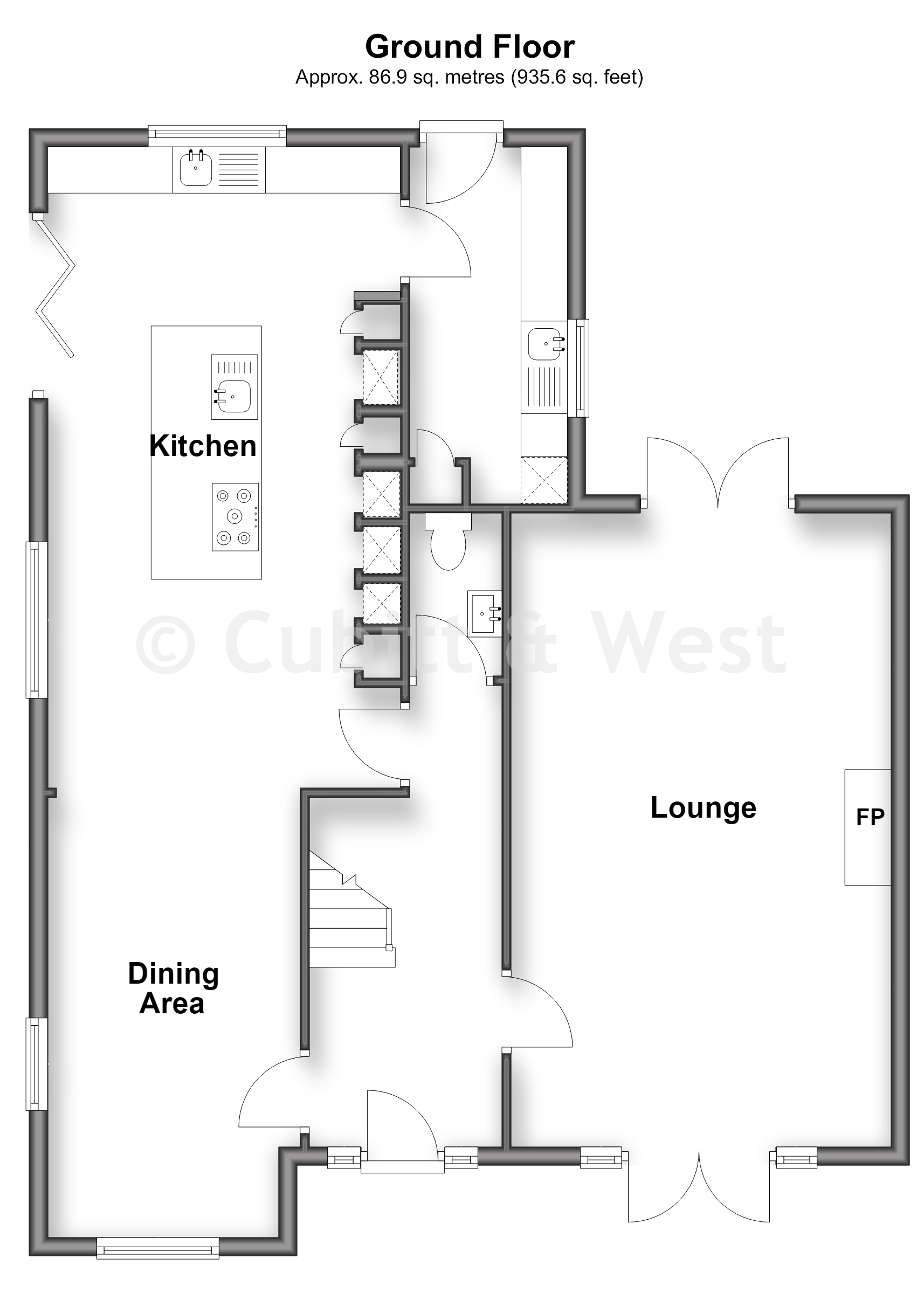 2, Treetops Close, Brighton floorplan