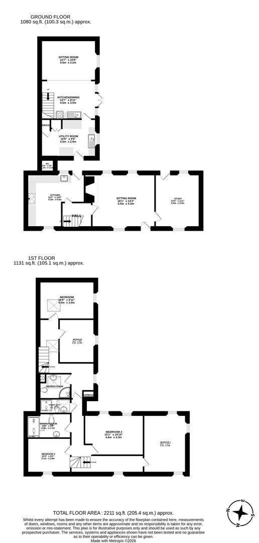 Yew Tree House, Combpyne Road, Axminster floorplan