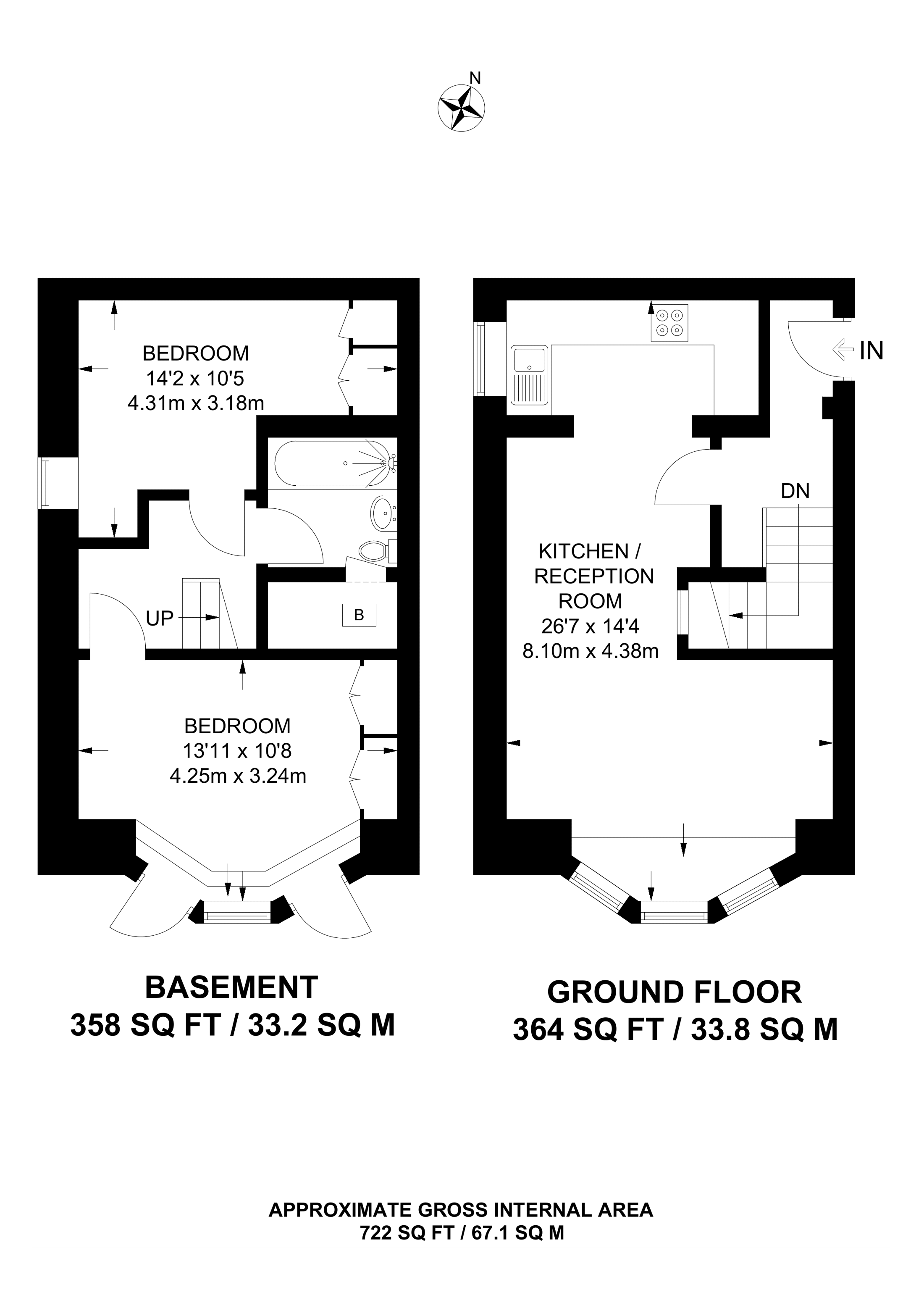 2 Bedrooms Flat to rent in West Hill, West Hill, London SW15