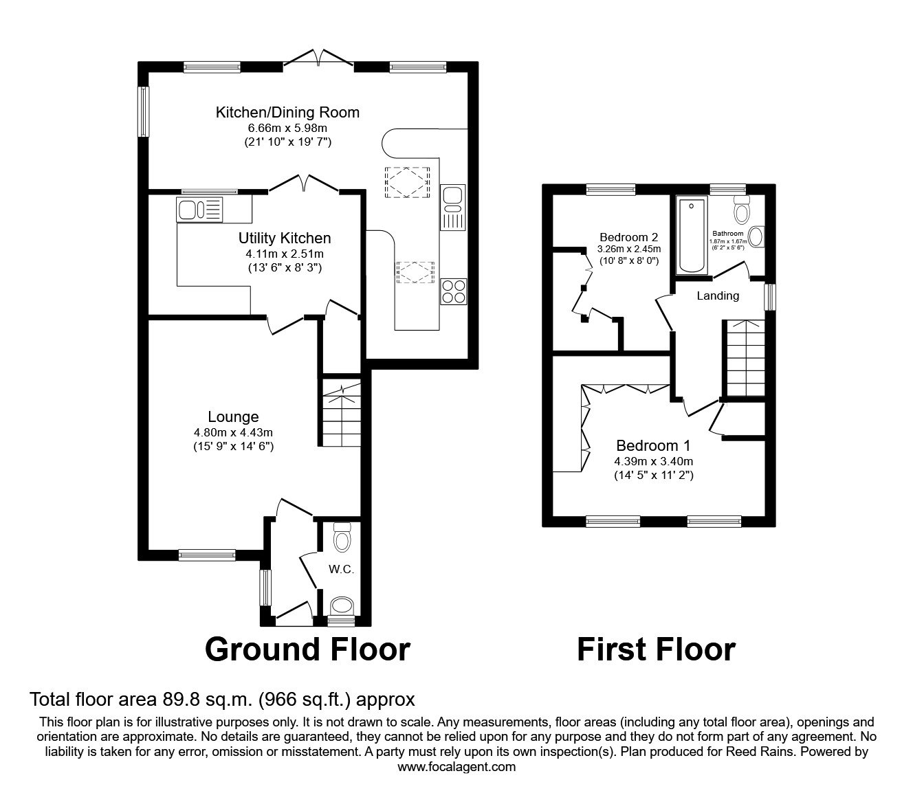 Lee Way, Glasshoughton, Castleford, West Yorkshire WF10, 2 bedroom end