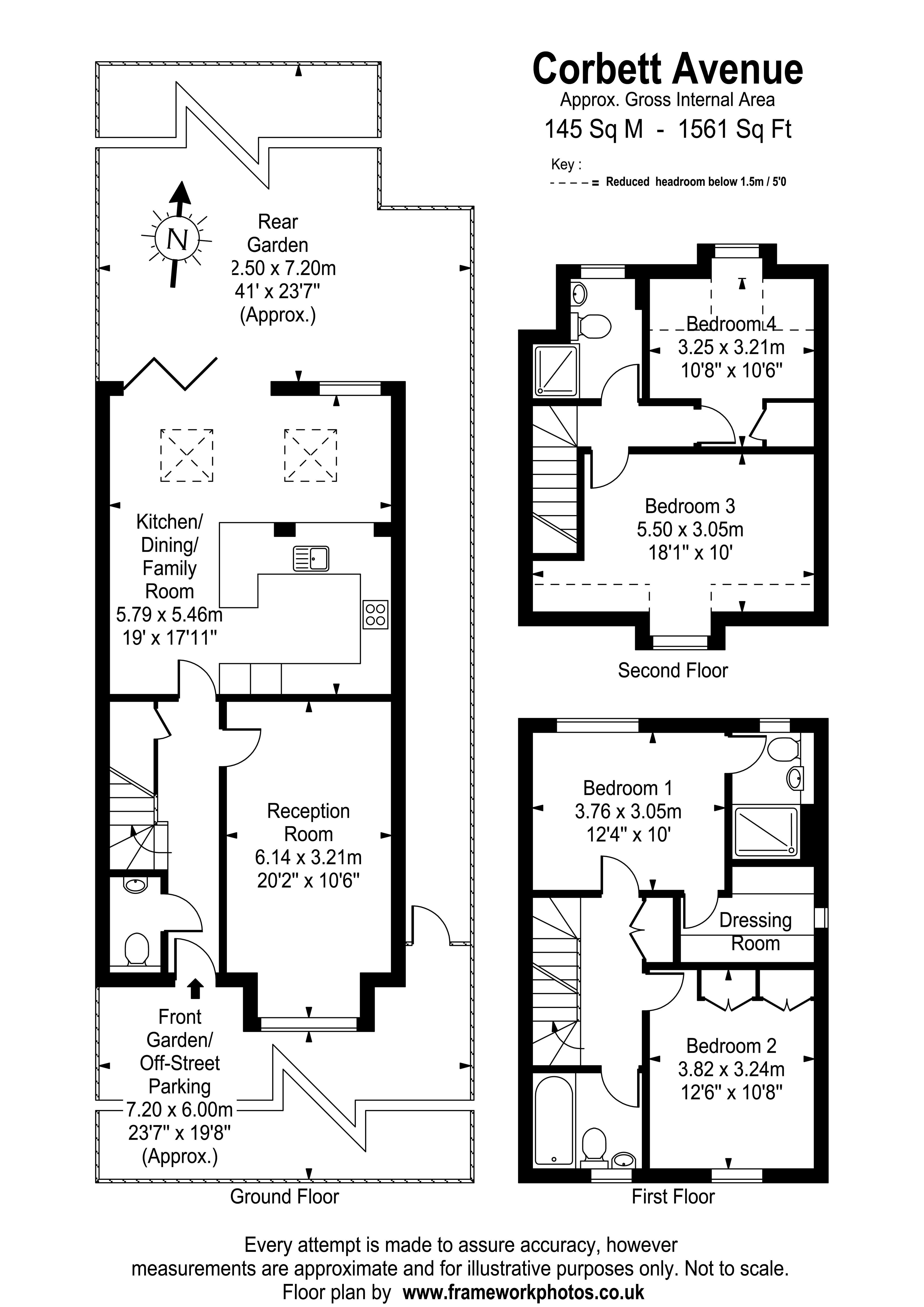 22, Corbett Avenue, East Molesey floorplan