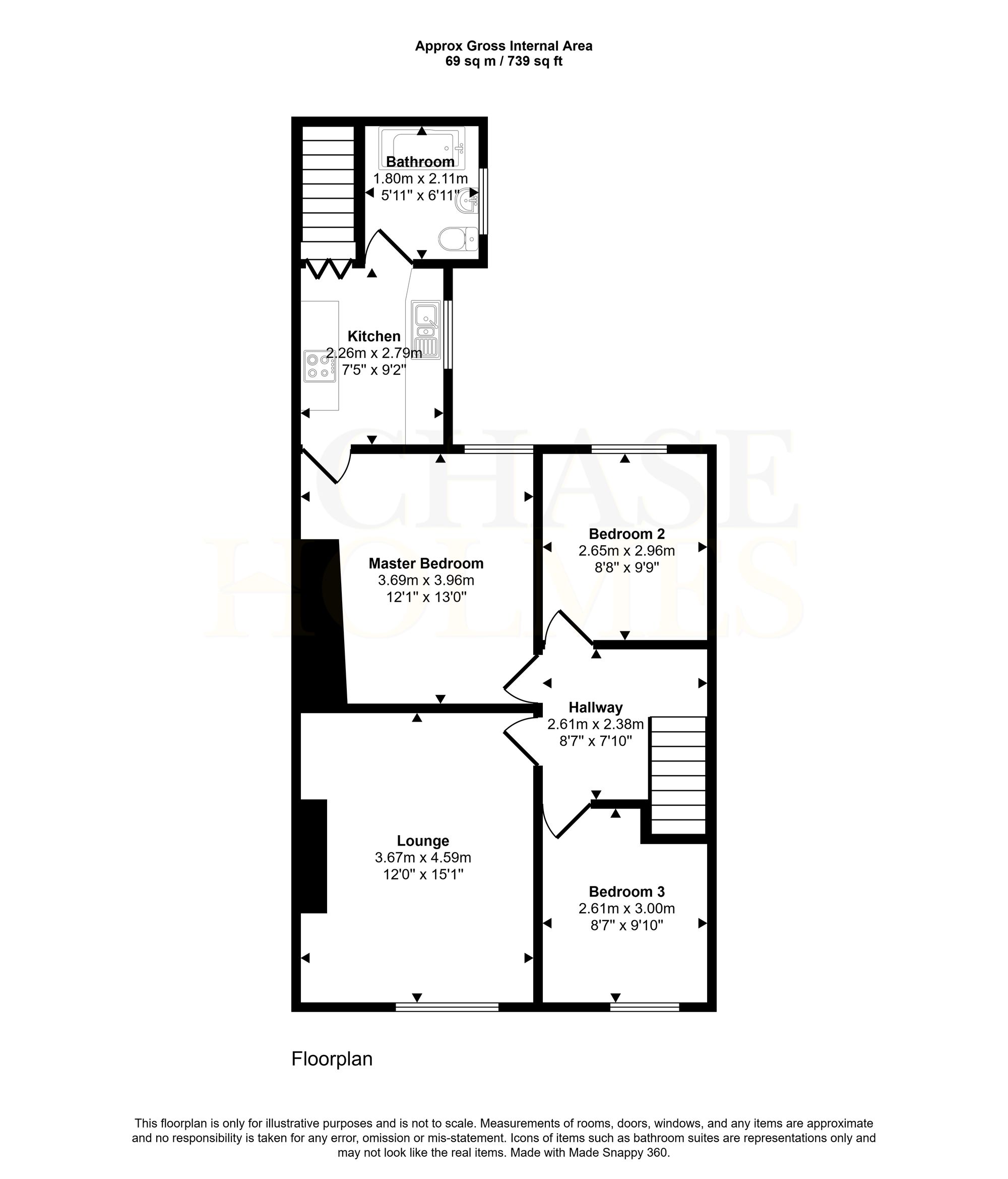 120 Collingwood Street, Hebburn floorplan