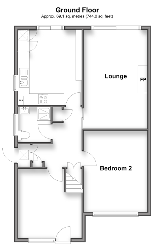 The Crescent, Horley floorplan