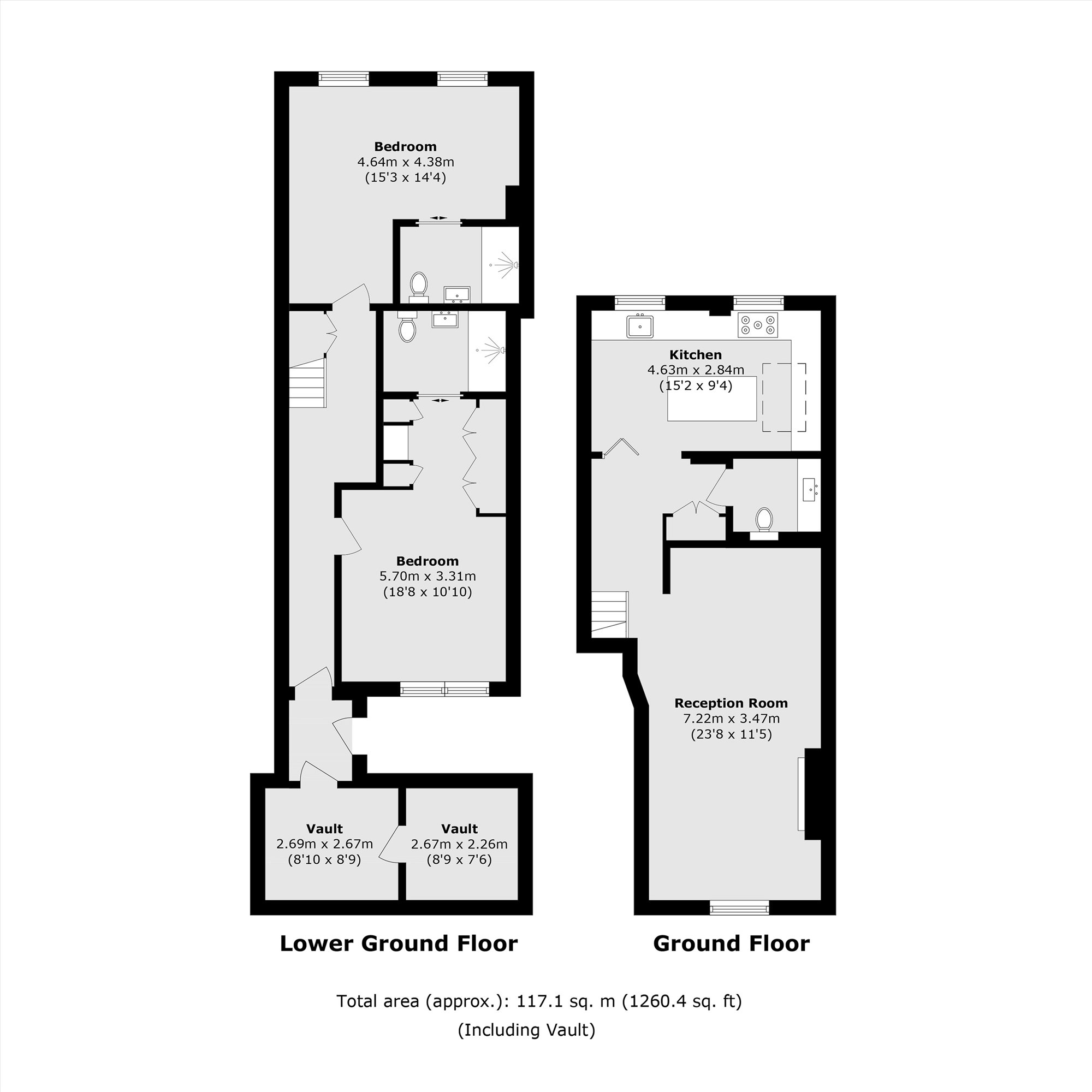 21A, Westmoreland Terrace, London floorplan