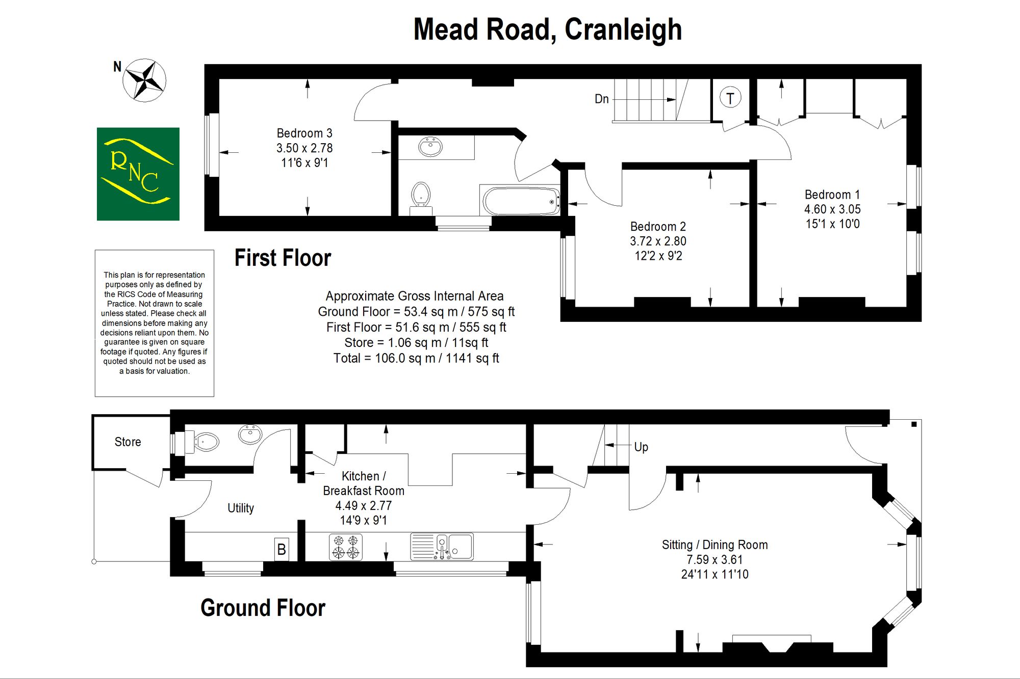 43 Mead Road, Cranleigh floorplan