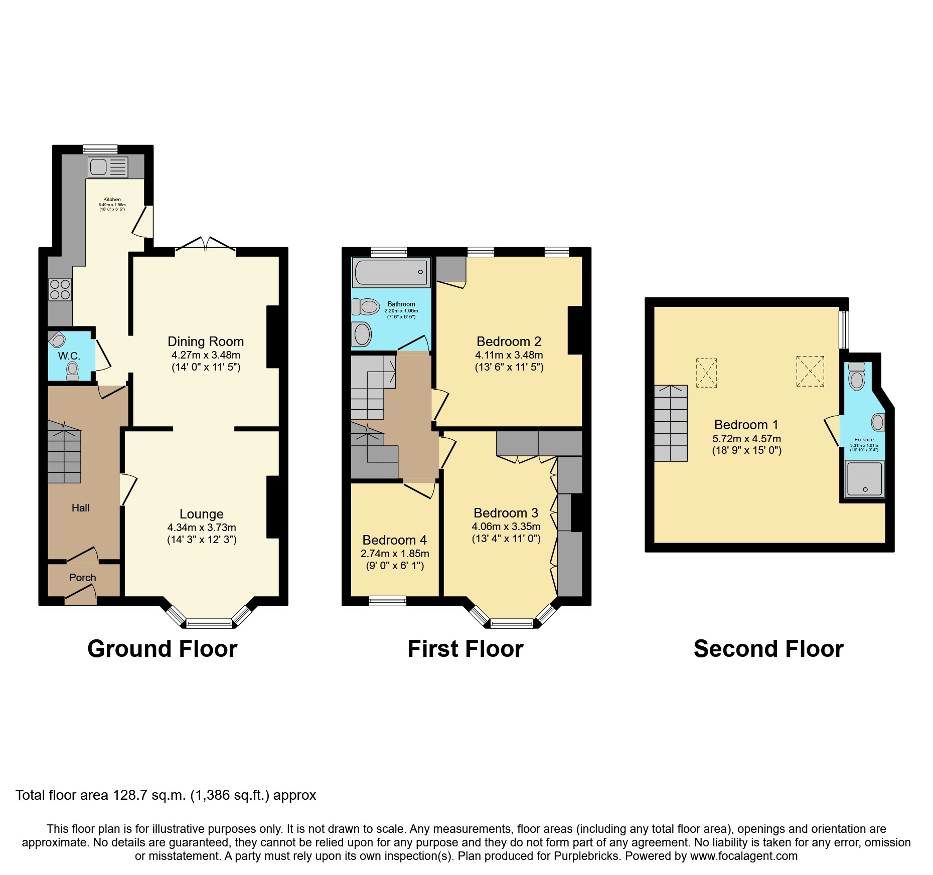 Swinley Lane, Swinley, Wigan WN1, 4 bedroom terraced house for sale