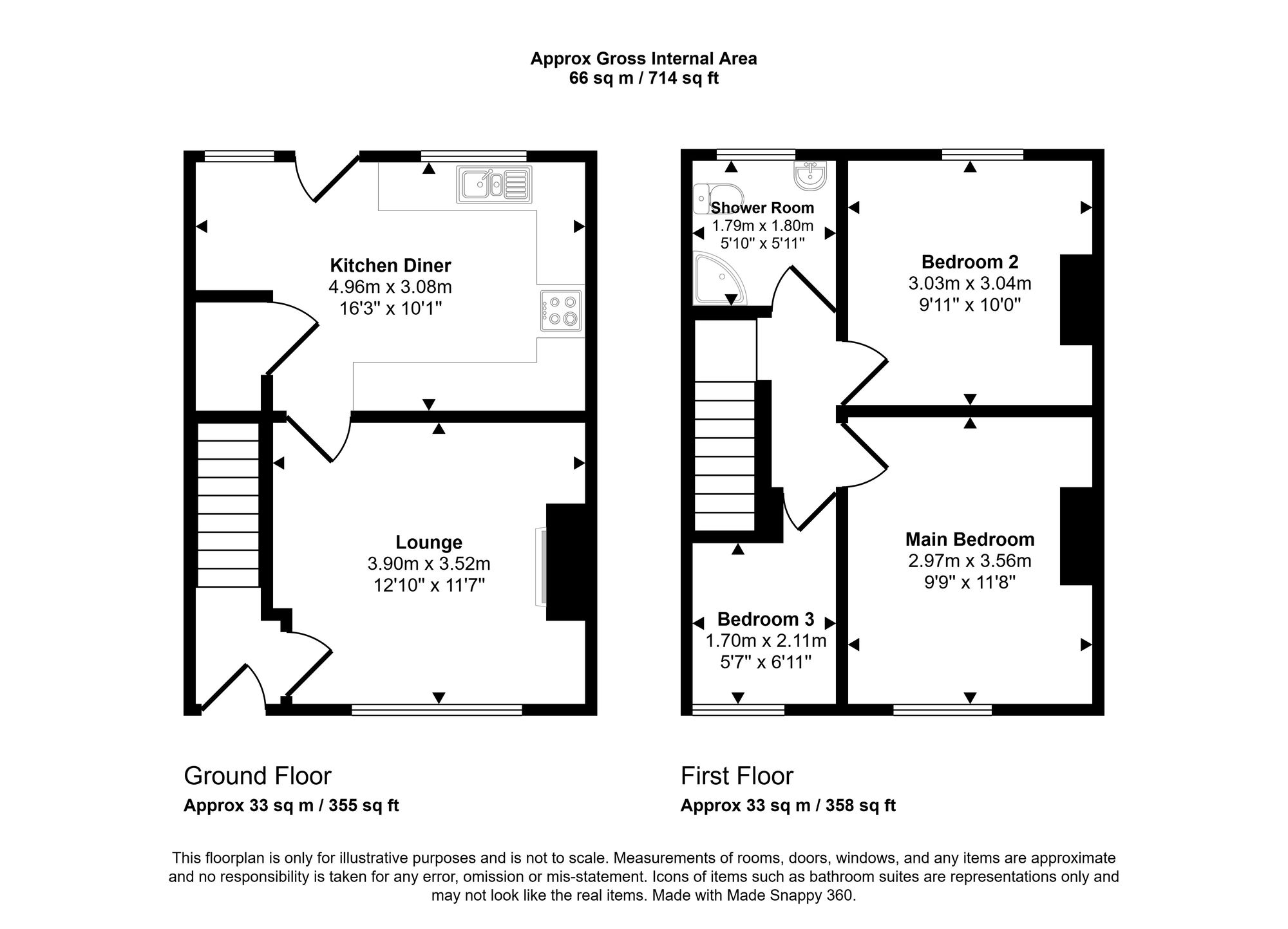 187 City Road, Wigan floorplan