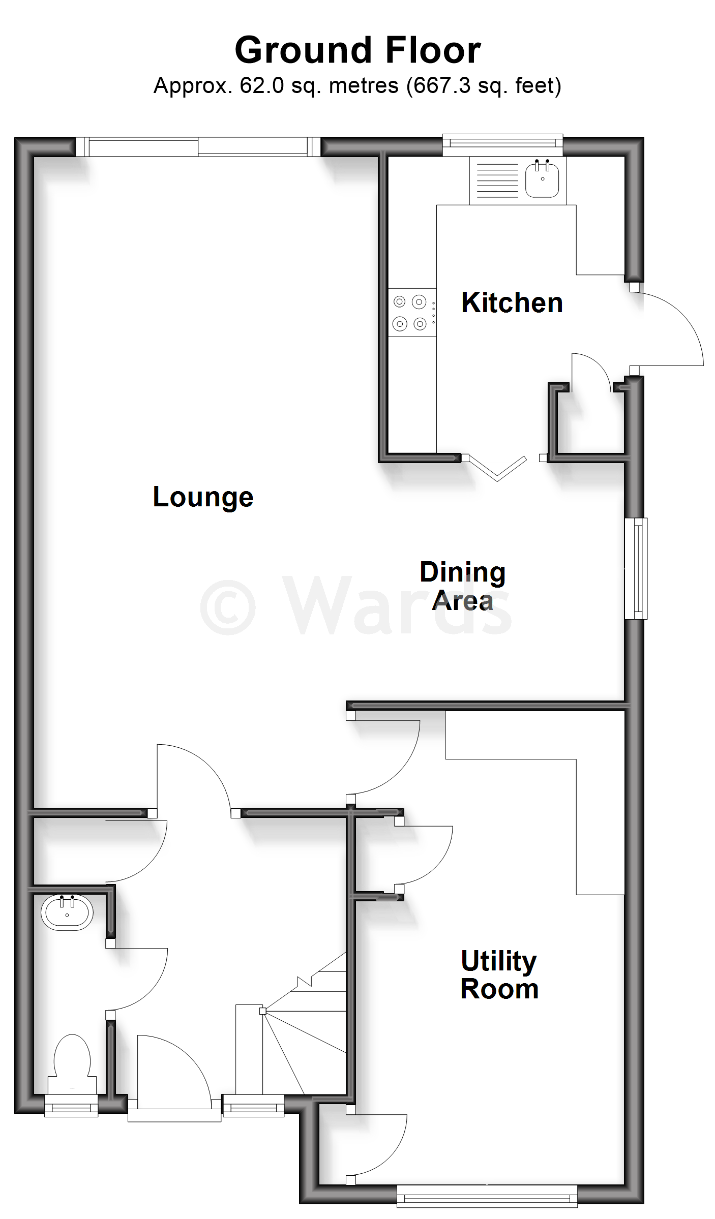11, Rugby Close, Chatham floorplan