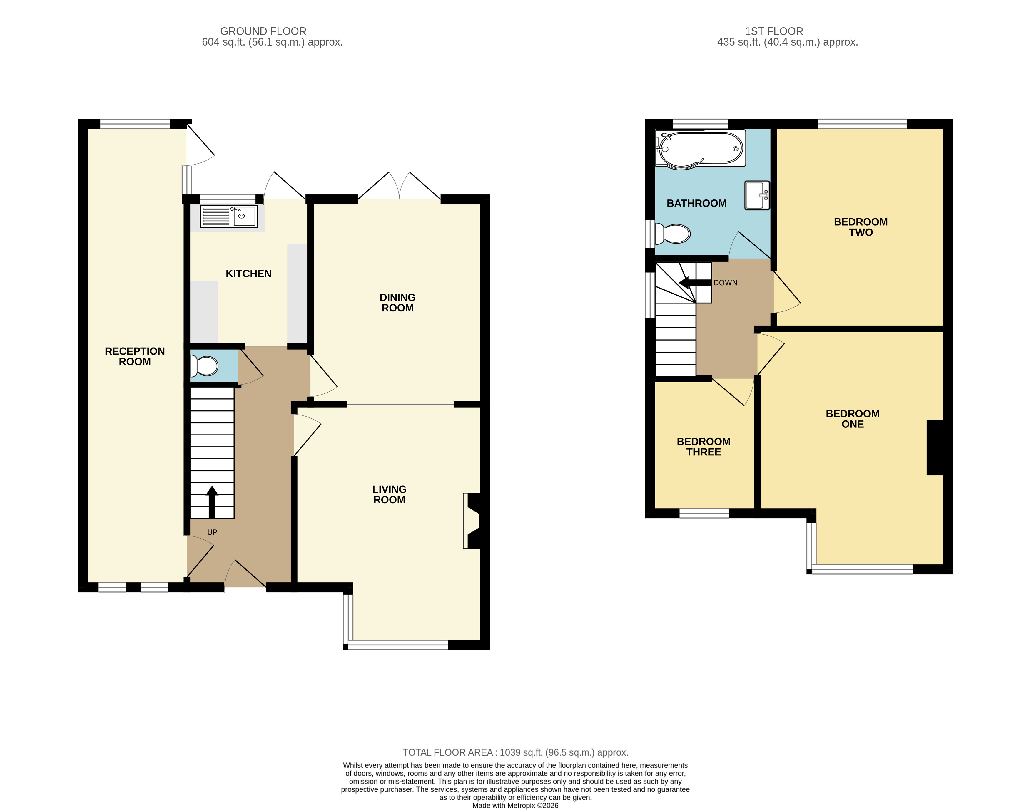 17, Danesleigh Gardens, Essex floorplan