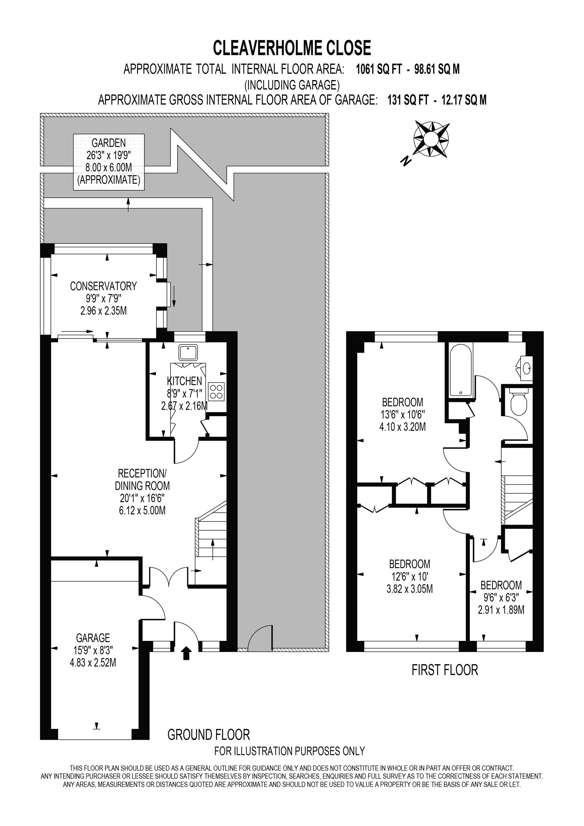 55, Cleaverholme Close, London floorplan