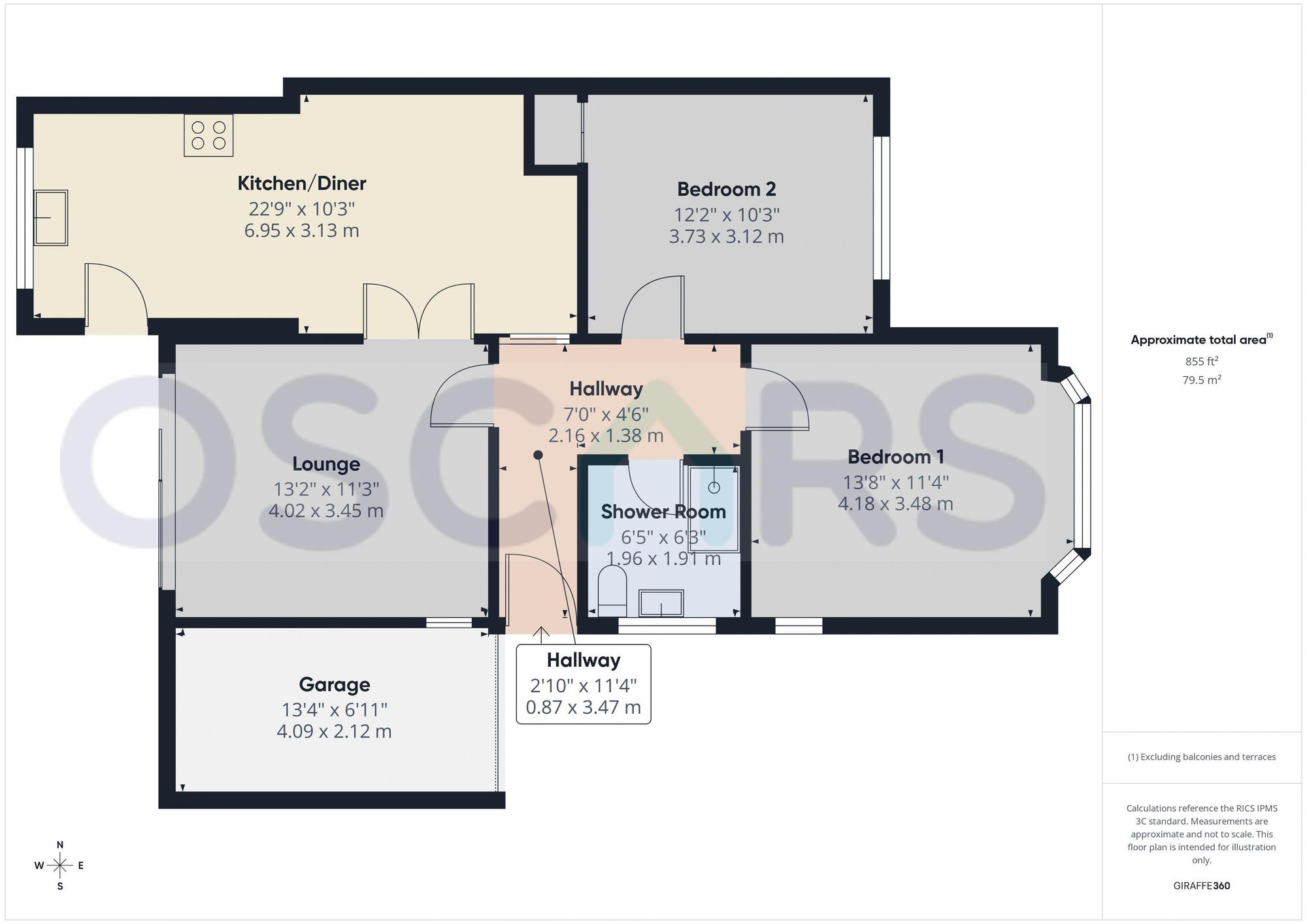 55 Sherwood Drive, Hull floorplan