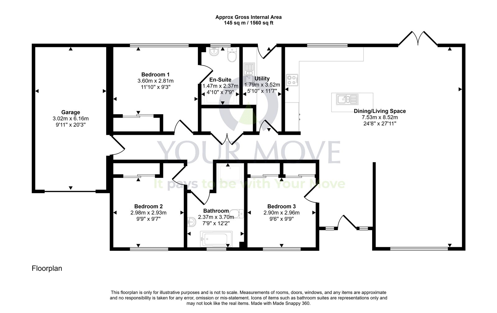Plot 7,, Bluebell Gardens, Dumfries floorplan