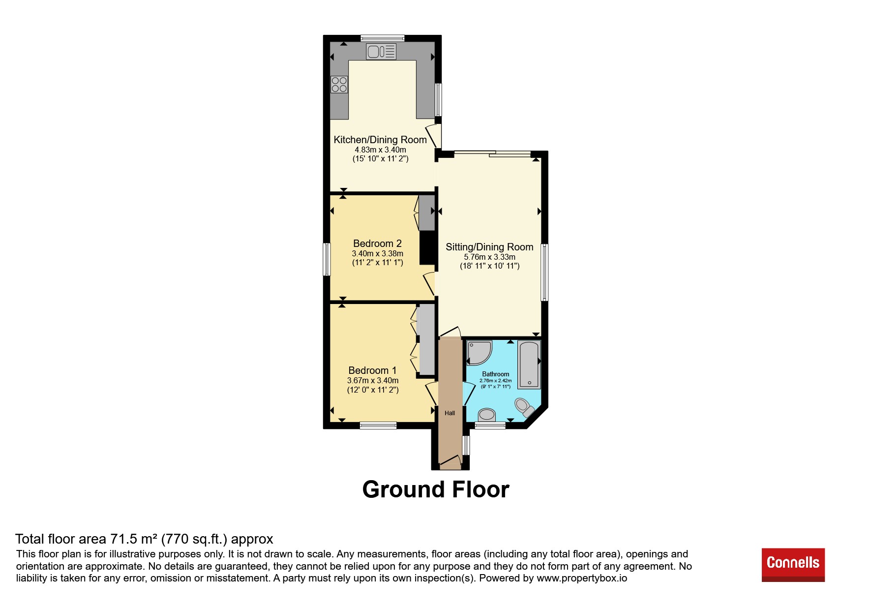 3, Janes Lane, Burgess Hill floorplan