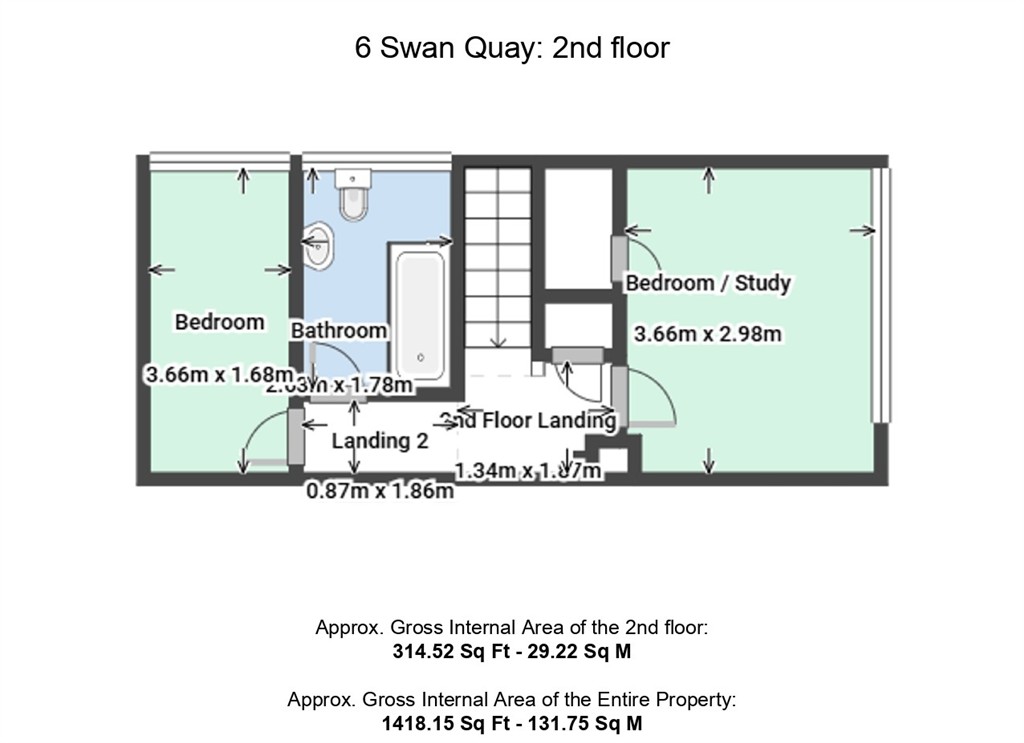6 Swan Quay, Bath Lane, FAREHAM floorplan