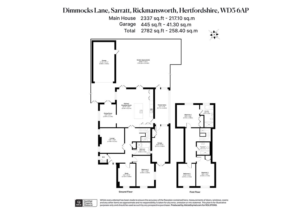 Briar Bank,, Dimmocks Lane, Rickmansworth floorplan