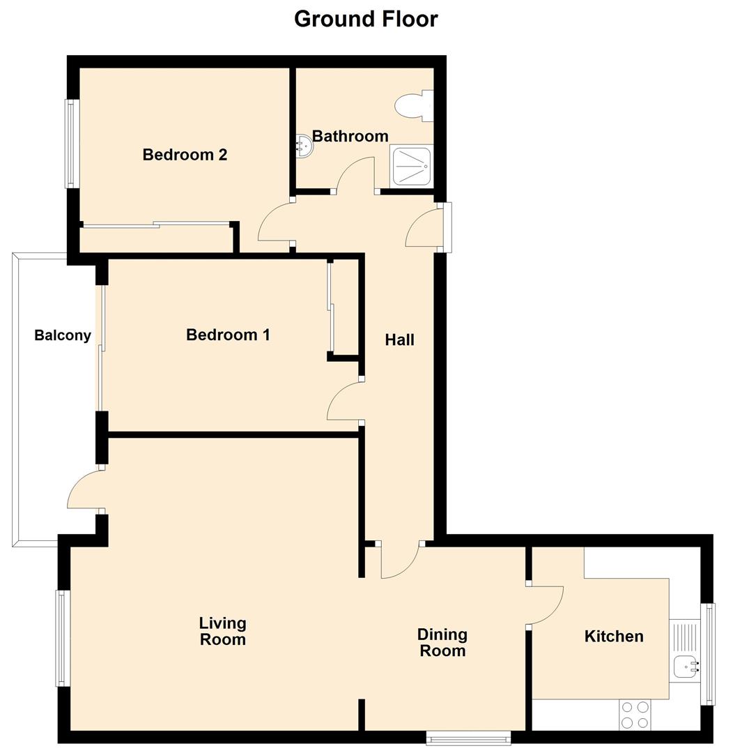 Crescent Road, Shanklin floorplan
