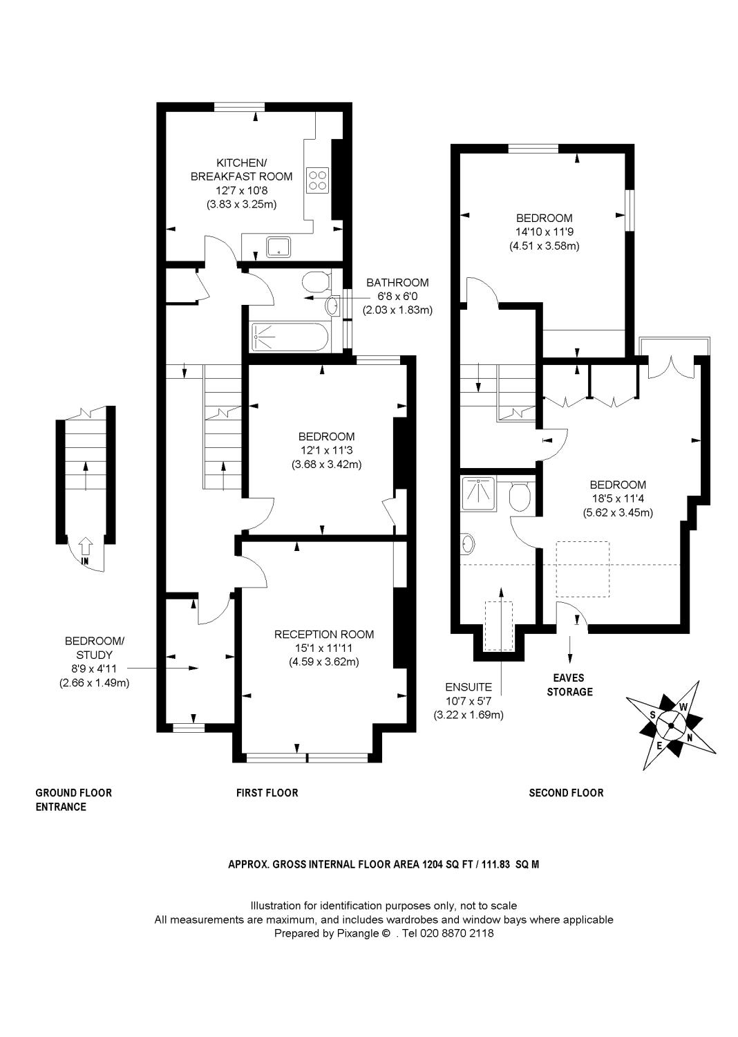 3 Bedrooms Flat to rent in Moring Road, London SW17