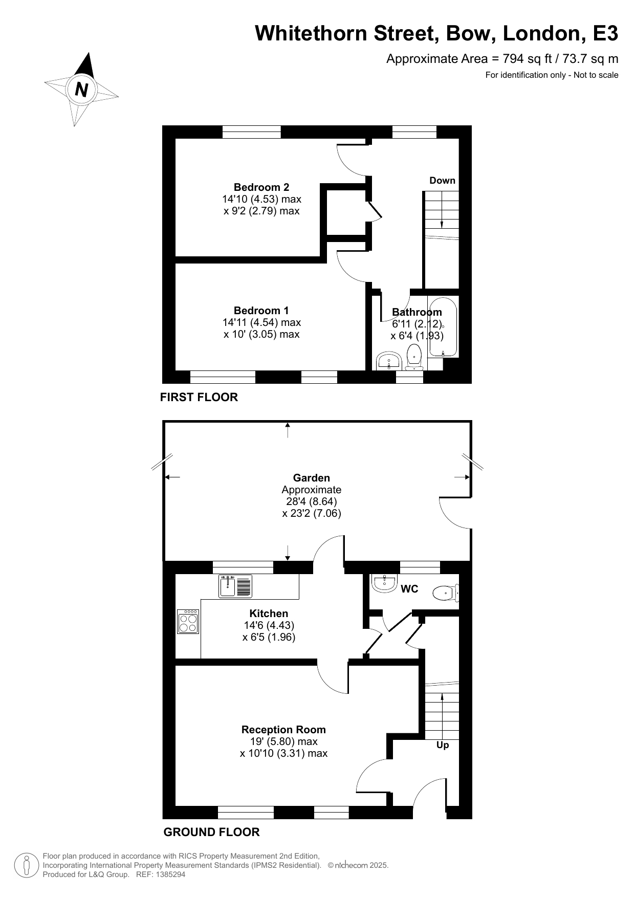 Whitethorn Street, London floorplan