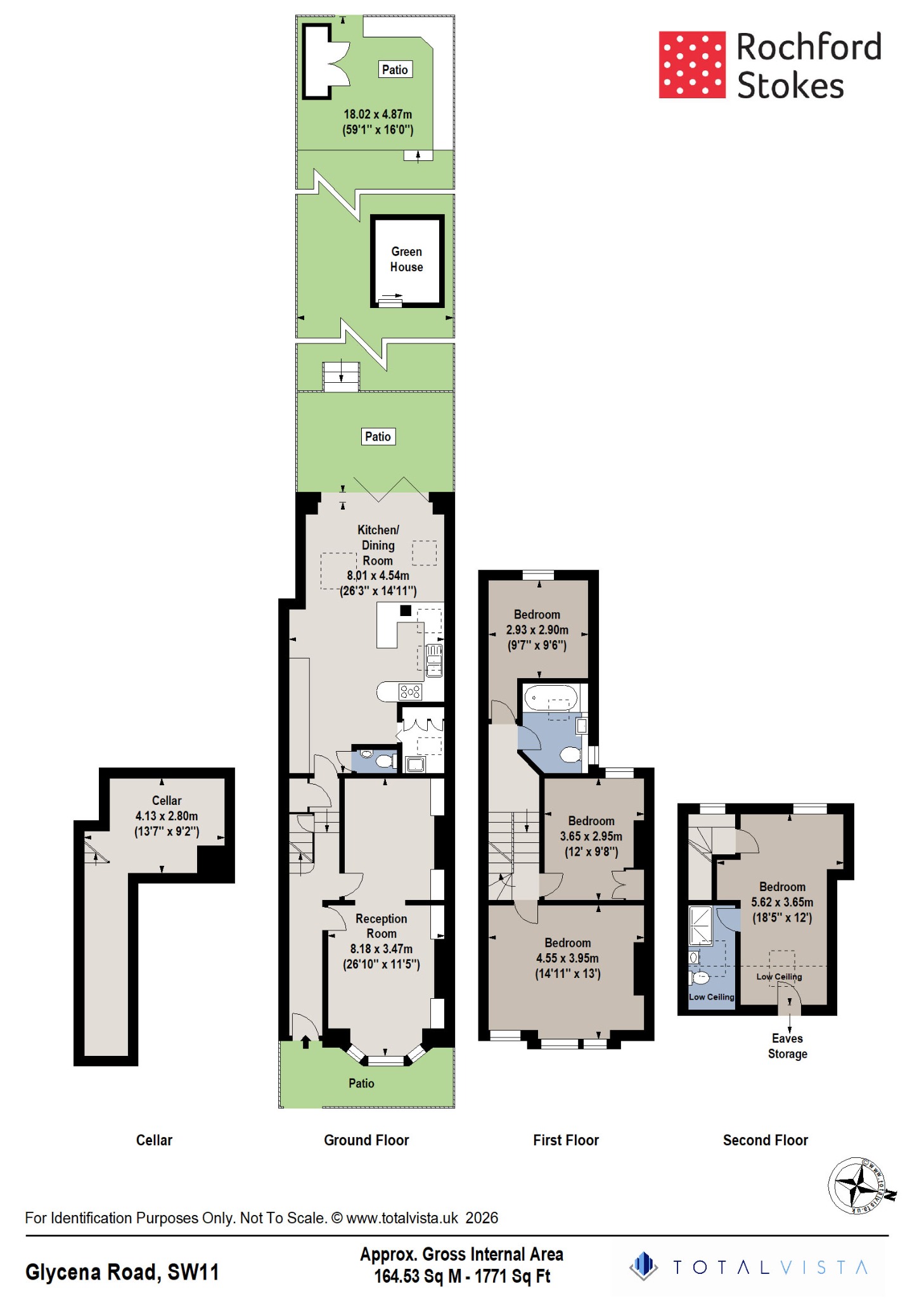 55, Glycena Road, London floorplan