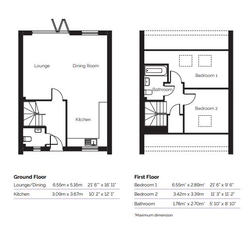 Millbrook Meadows, Chester floorplan