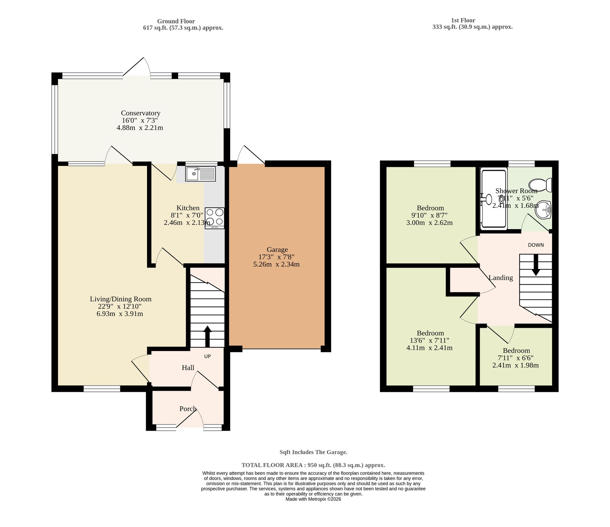 77 Potters Drive, Great Yarmouth floorplan