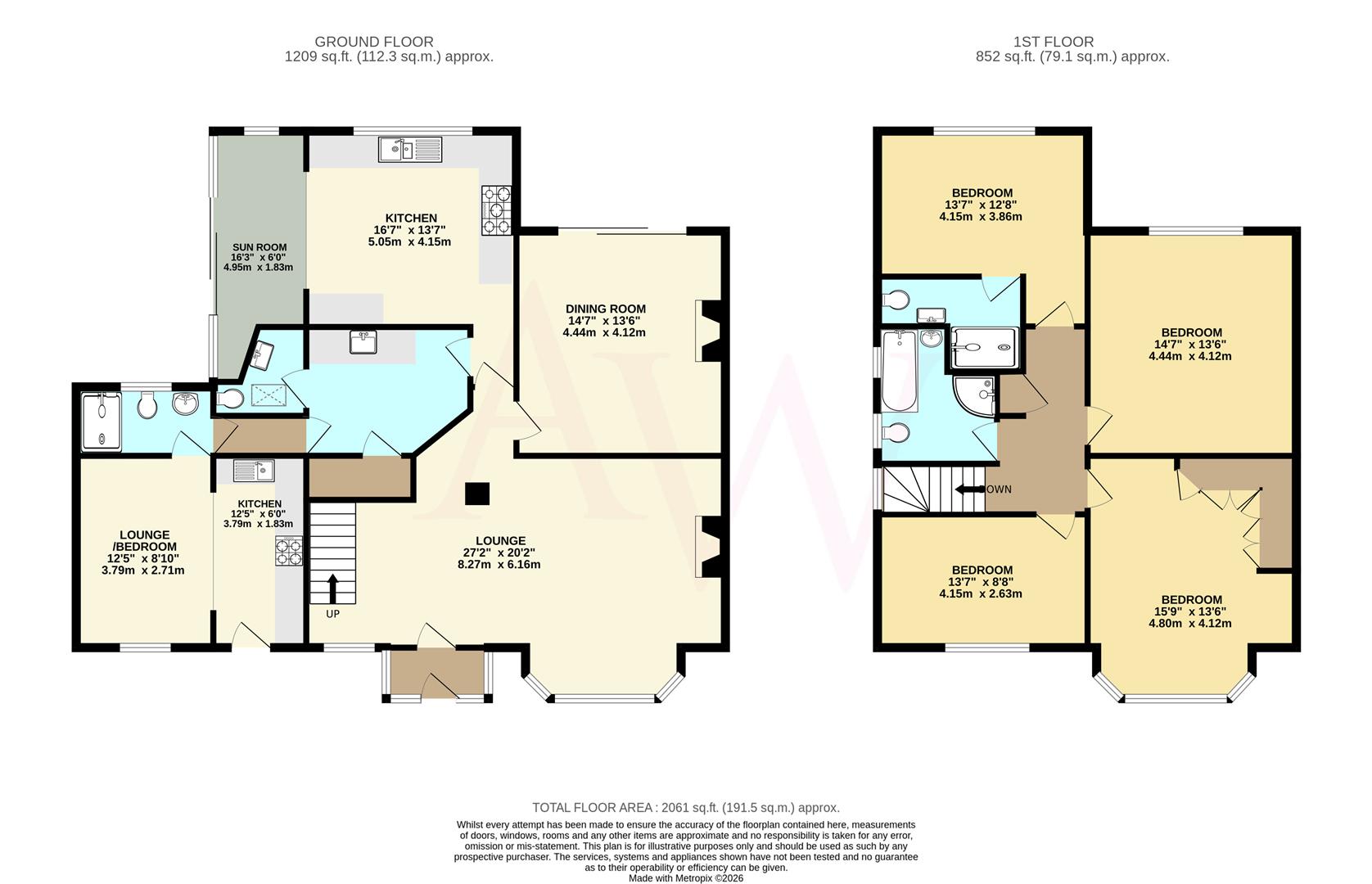 10, Park Avenue, Potters Bar floorplan